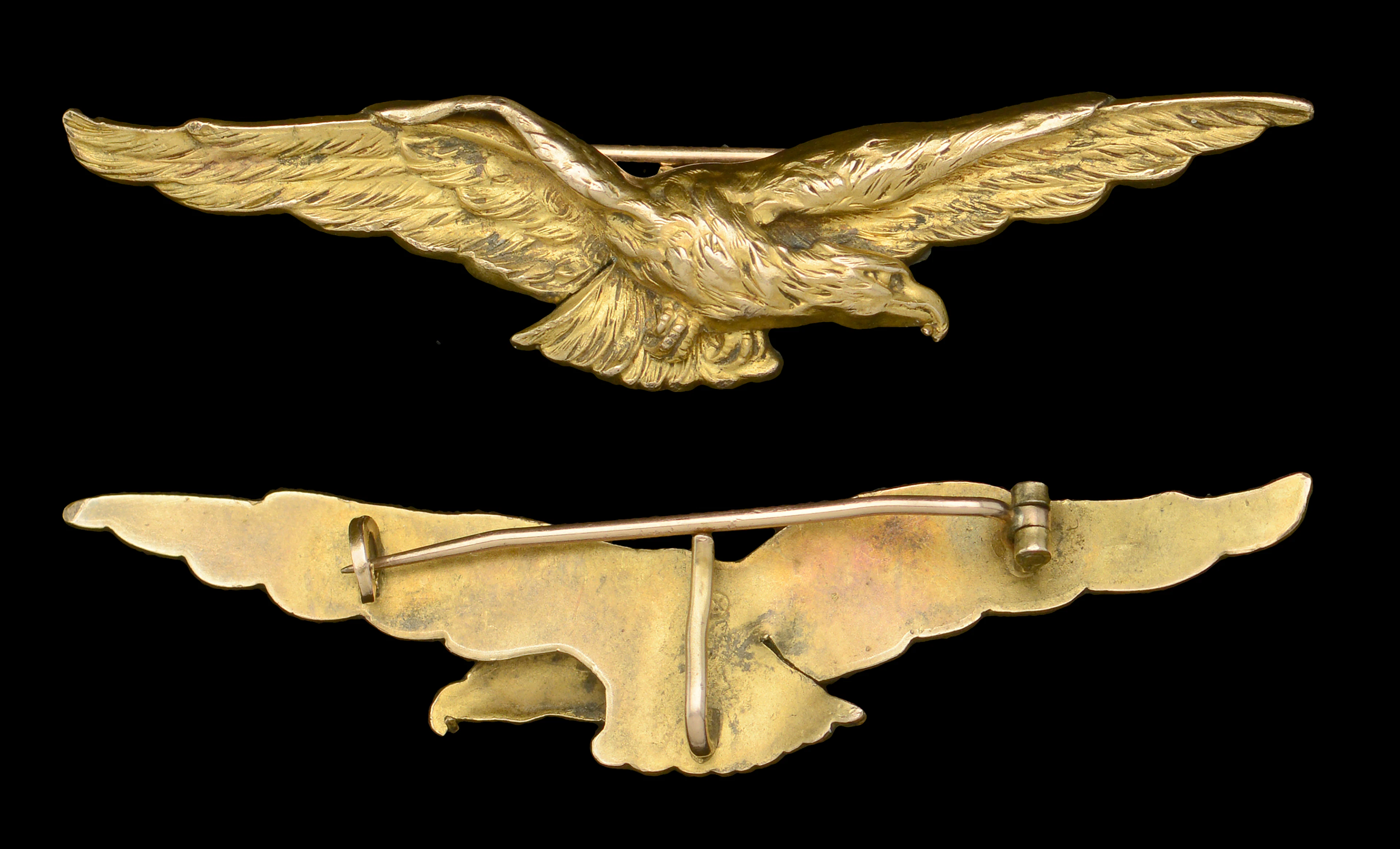 Great War era Fixed Pilot’s Brevet. A very good Great War era metal