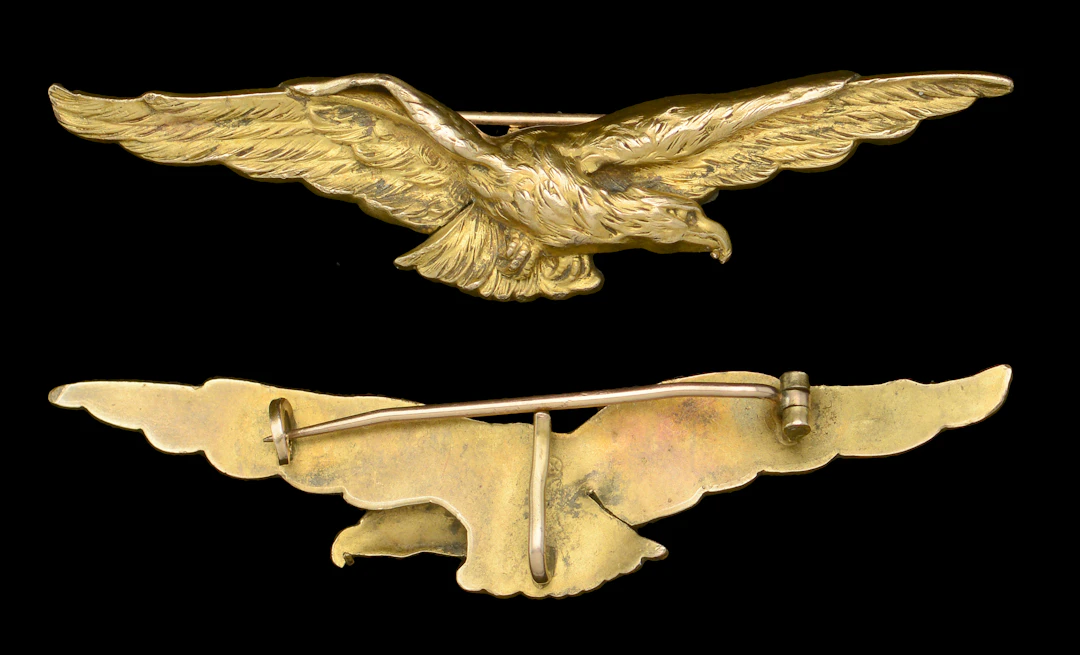 Great War era Fixed Pilot’s Brevet. A very good Great War era metal