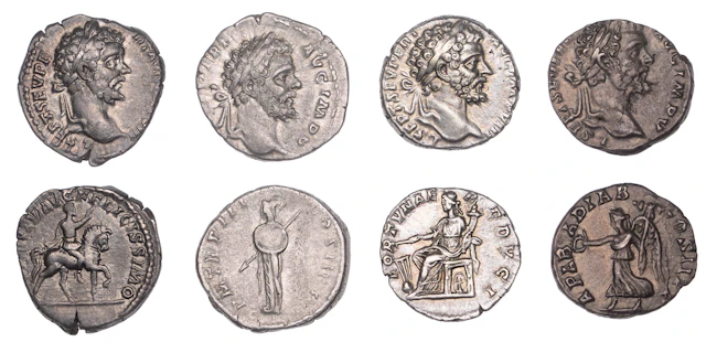 Septimius Severus (193-211), Denarii (4), 195, laureate head right