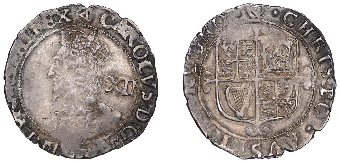 Charles I (1625-1649), Tower mint, Shilling, Gp G, type 4.4, mm. triangle-in-cir