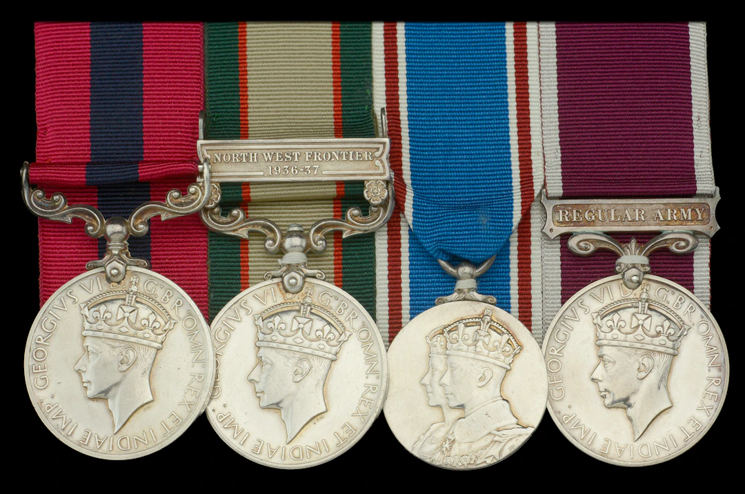 A rare inter-War ‘North West Frontier 1937 operations’ D.C.M. group