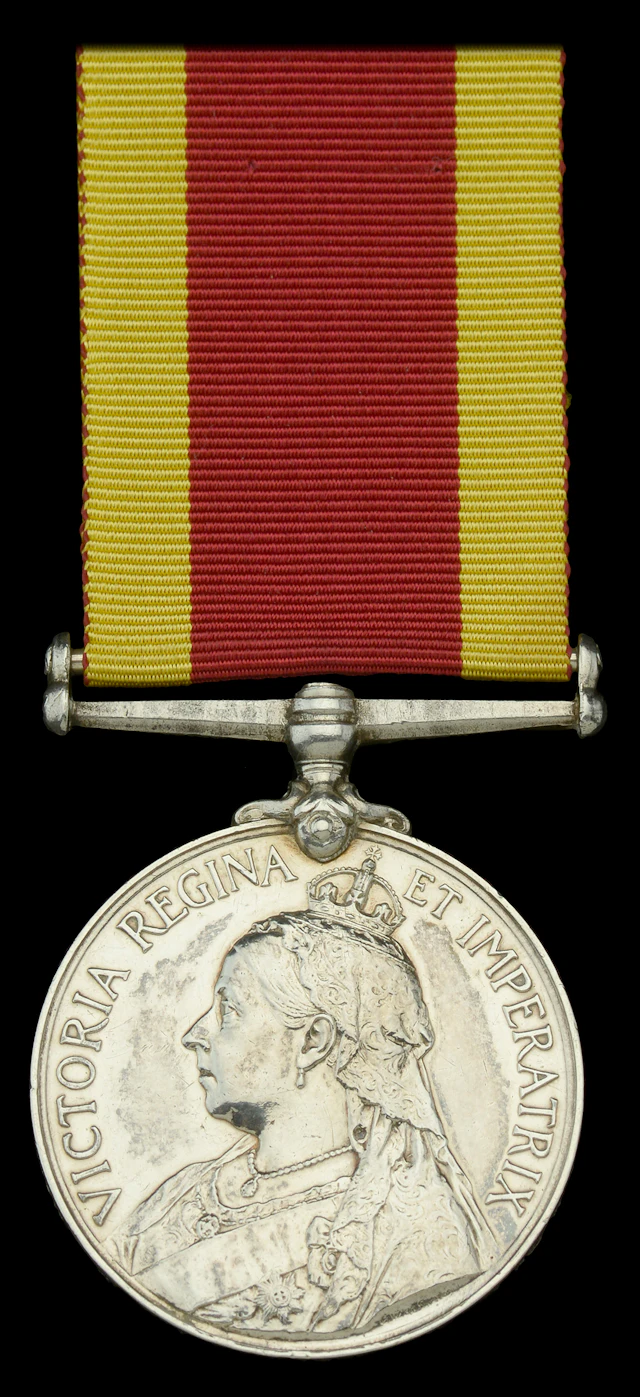 China 1900, no clasp (10912 Gnr: J. Harrison. 62nd. Coy. R.G.A.) pawn-broker’s