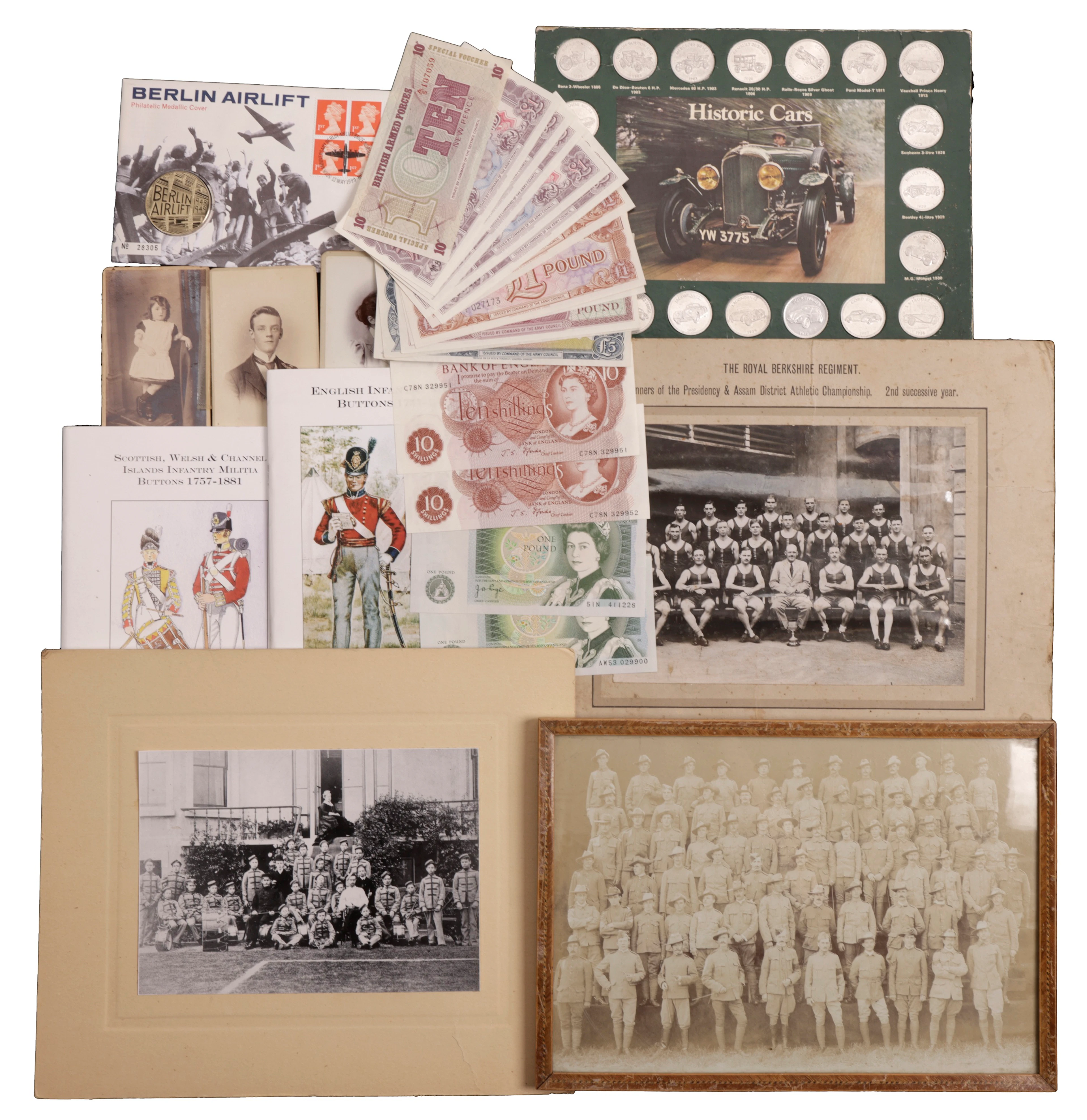 Miscellaneous, Collection of miscellaneous ephemera, mostly of Military