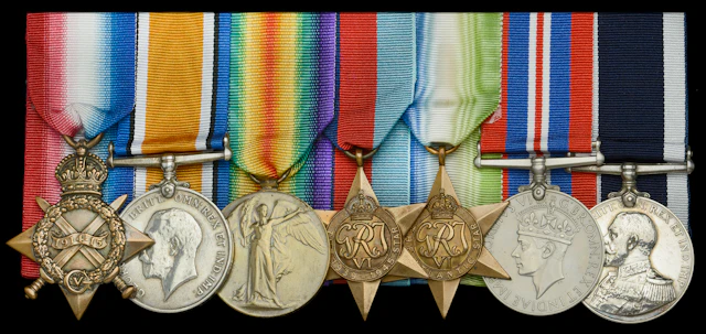 Seven: Stoker Petty Officer C. G. Legge, Royal Navy, who served in