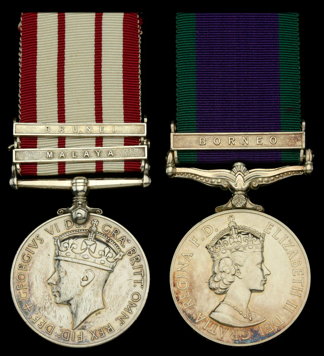 Pair: Corporal D. H. King, Royal Marines Naval General Service 1915-62