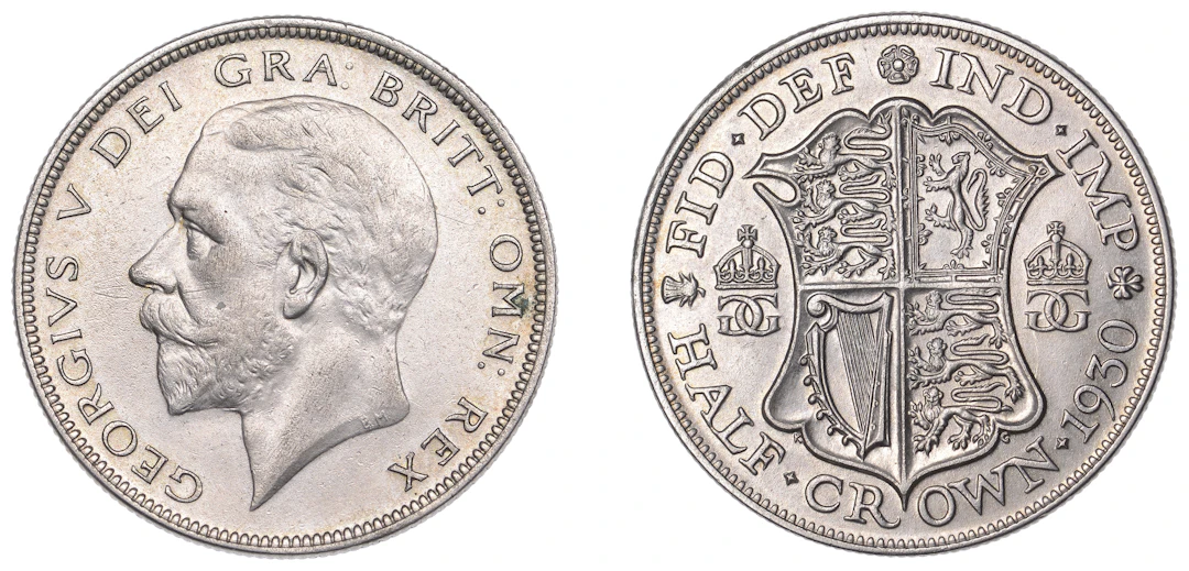George V (1910-1936), Halfcrown, 1930 (ESC 3739; S 4037). Lightly