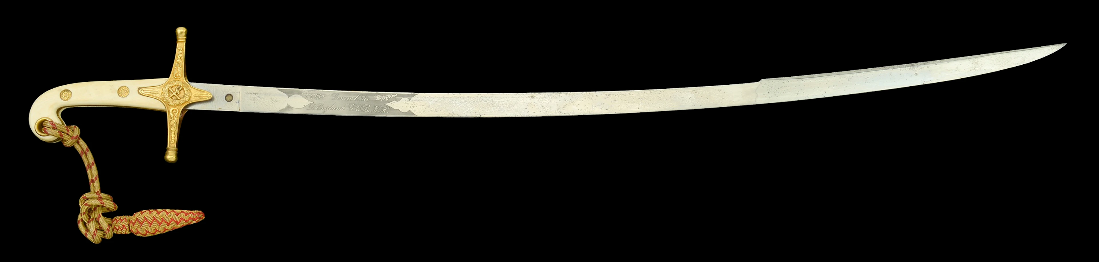 The General officer’s 1831 pattern sword worn by General Sir Richard
