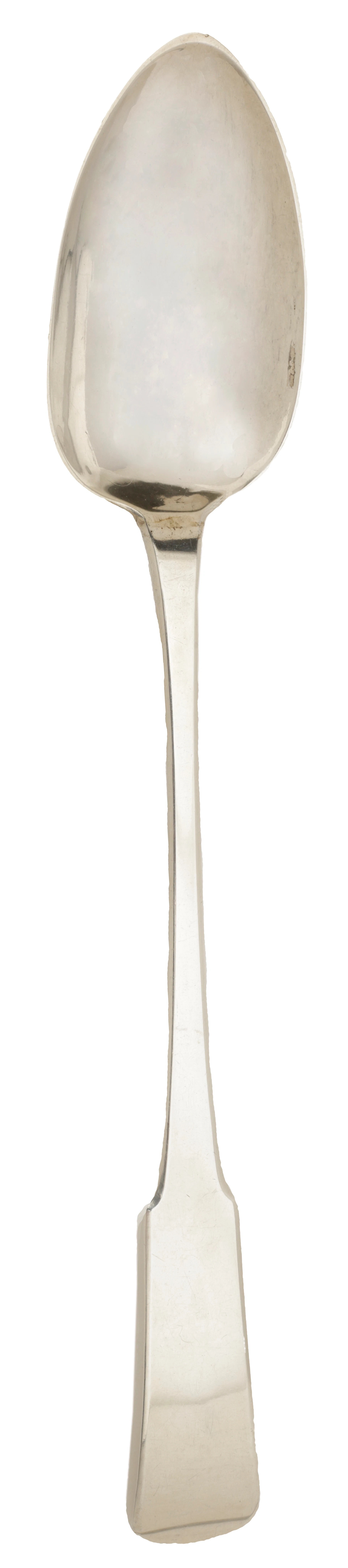 A Scottish Provincial early 19th century silver basting spoon, Dundee