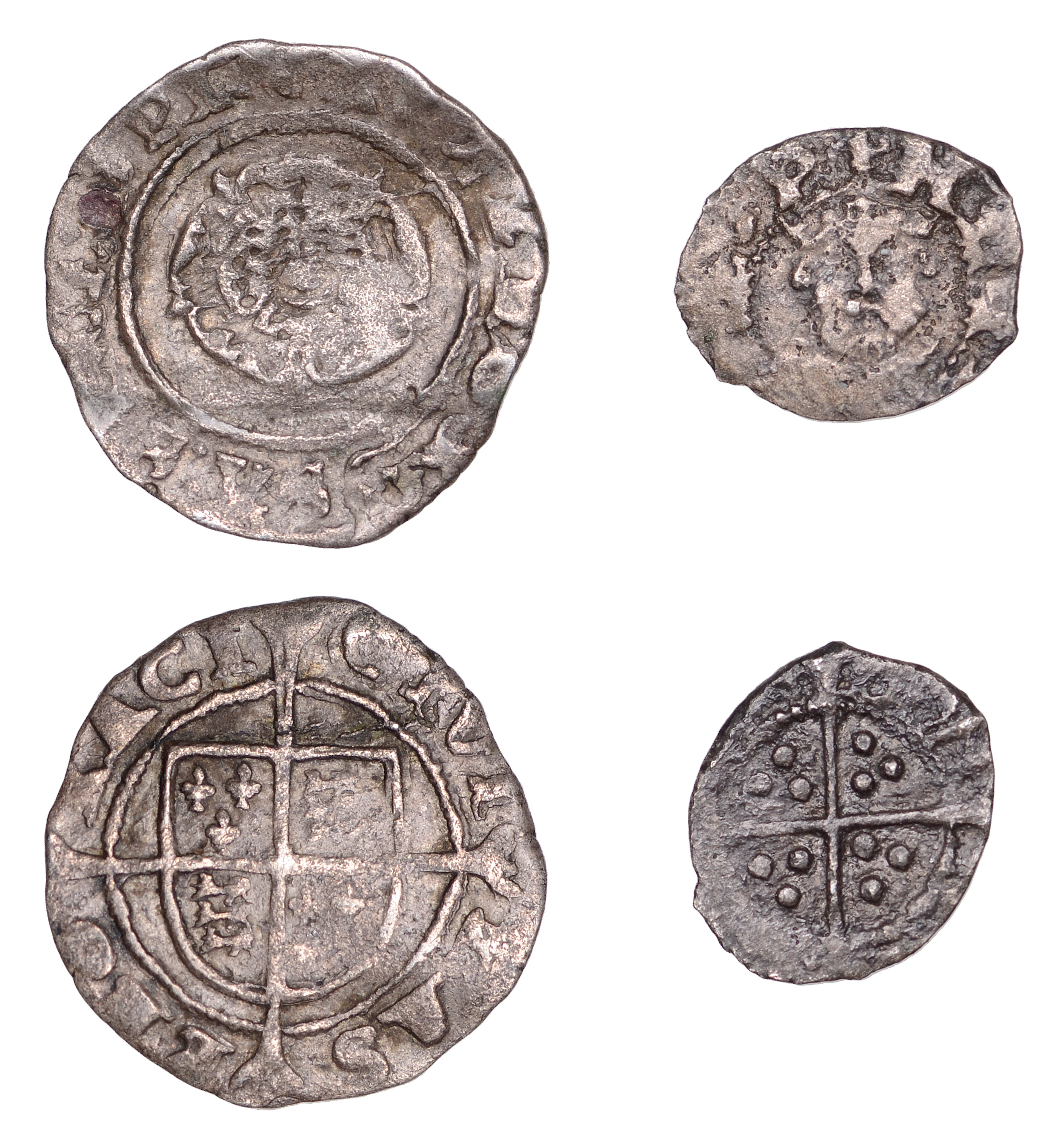 Henry VIII, Posthumous coinage, Halfpenny, London, 0.24g/4h (N 1889;