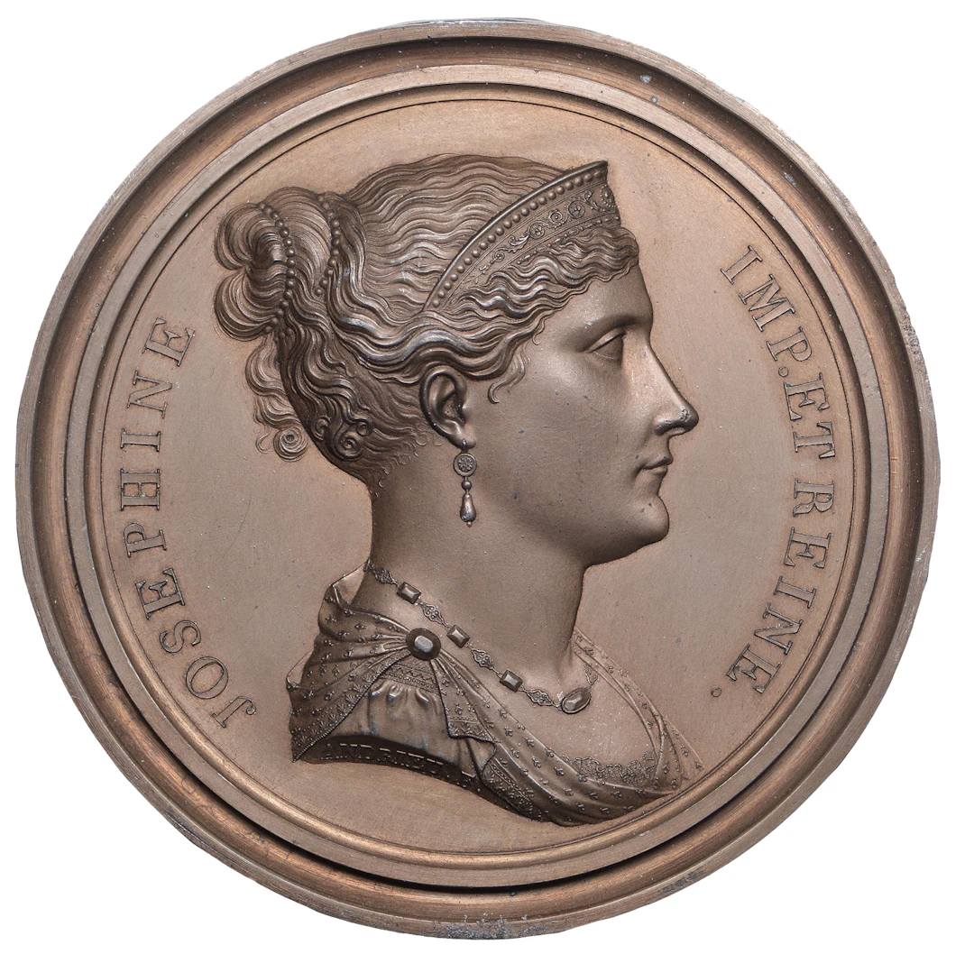 FRANCE, L’impératrice Joséphine, 1805, a uniface copper-washed lead