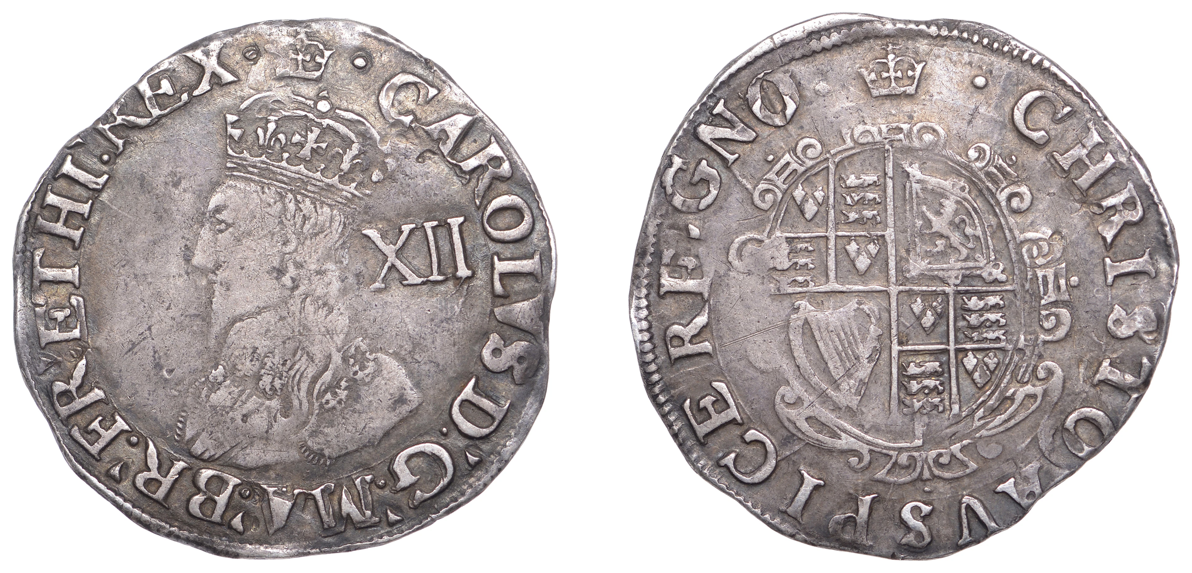 Charles I (1625-1649), Tower mint, Shilling, Gp E, type 3a, mm. crown