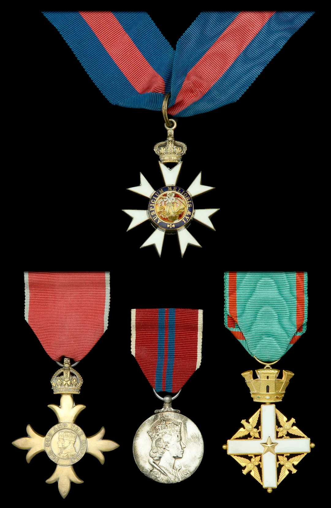 A post-War C.M.G., O.B.E. group of four awarded to Sir Robert E. Hardingham