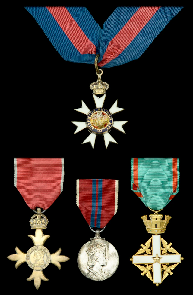 A post-War C.M.G., O.B.E. group of four awarded to Sir Robert E. Hardingham