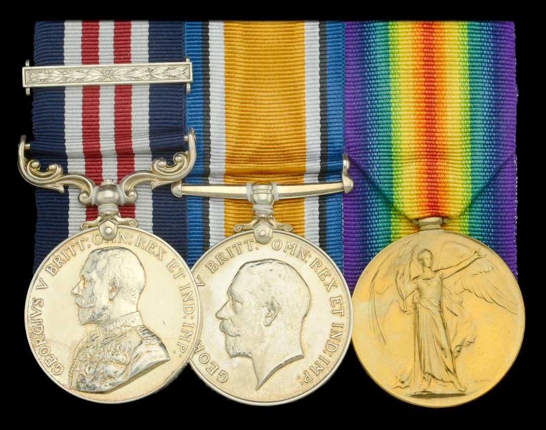 A Great War ‘Western Front’ M.M. and Second Award Bar group of three