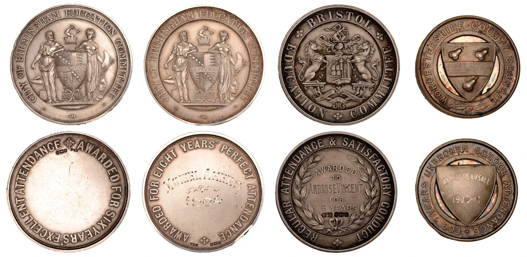 Great Britain, BIRMINGHAM, Educational Committee, silver attendance