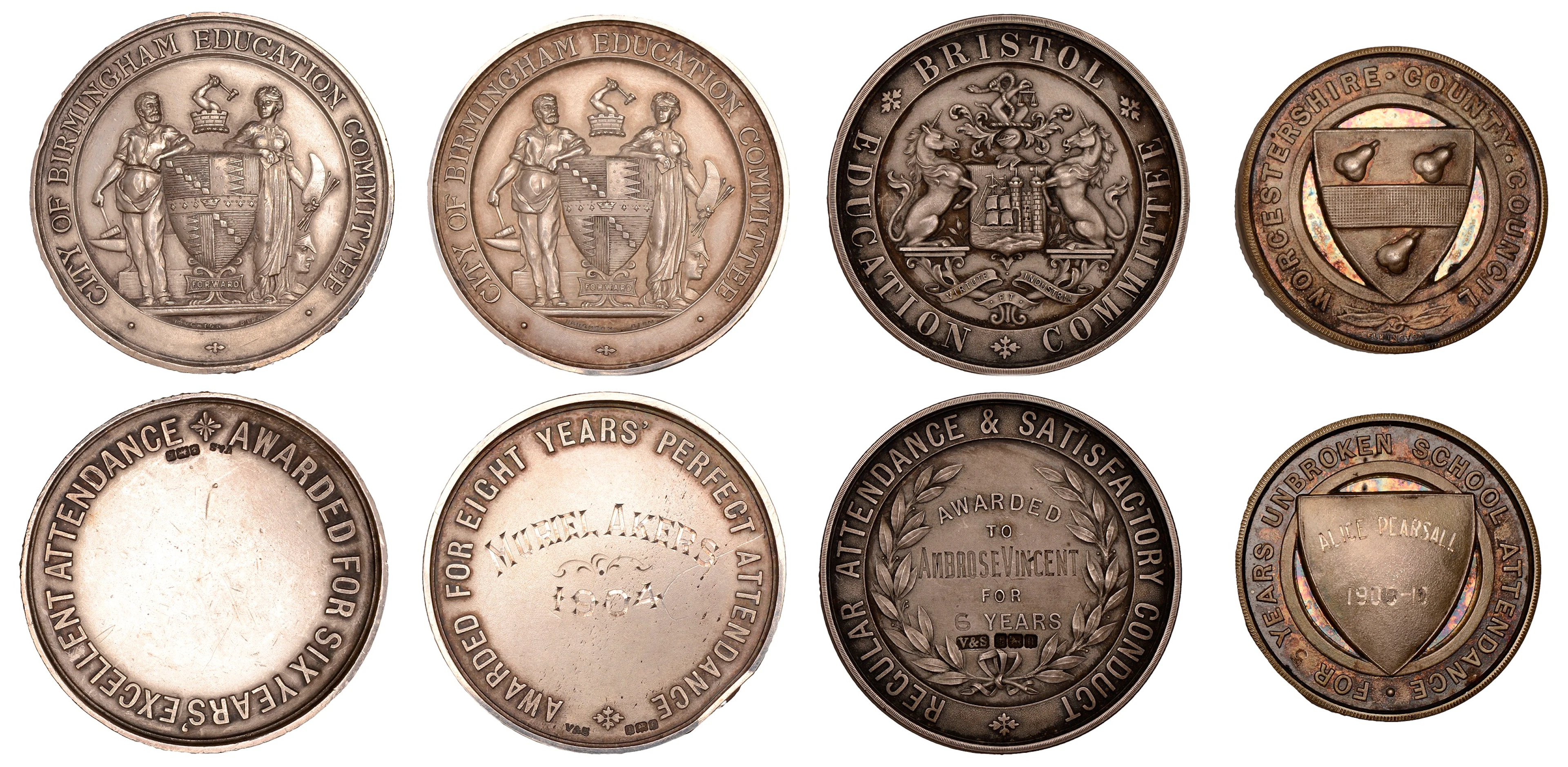 Great Britain, BIRMINGHAM, Educational Committee, silver attendance