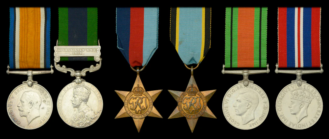 Family Group: Pair: Private C. Day, 2/6th Royal Sussex Regiment British