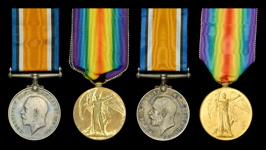 Pair: Air Mechanic 1st Class P. Price, Royal Naval Air Service British