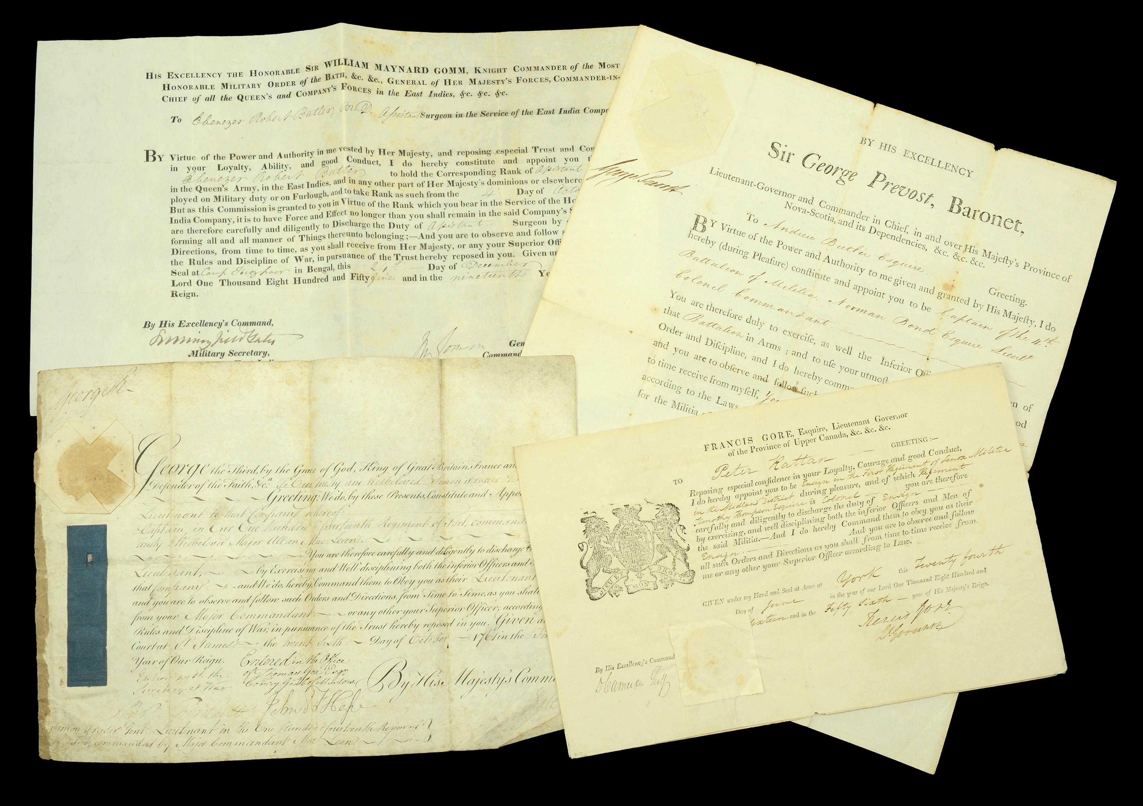 Commission Documents. An original George III Commission Document