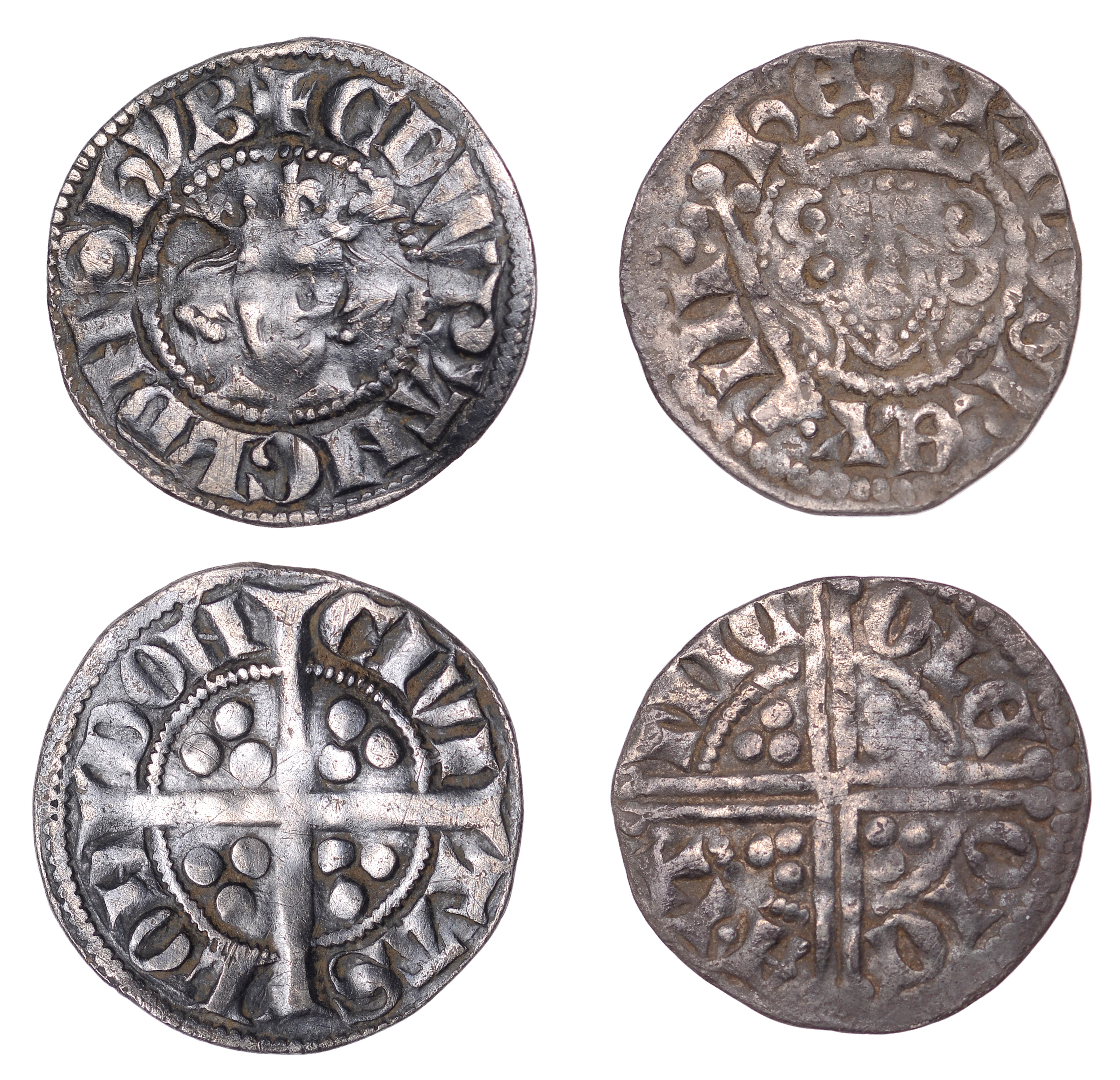 Henry III, Long Cross coinage, Penny, class Vb2, Canterbury, Nicole