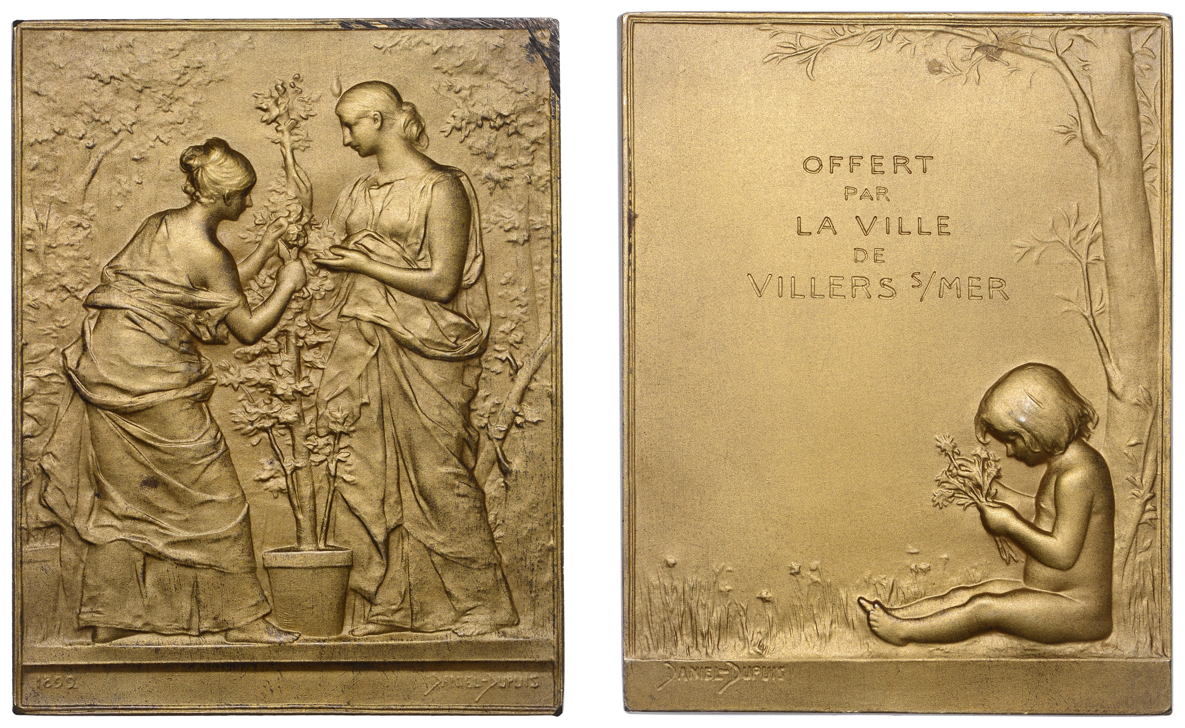 FRANCE, L’Horticulture, or La Science enseigne l’Horticulture à la
