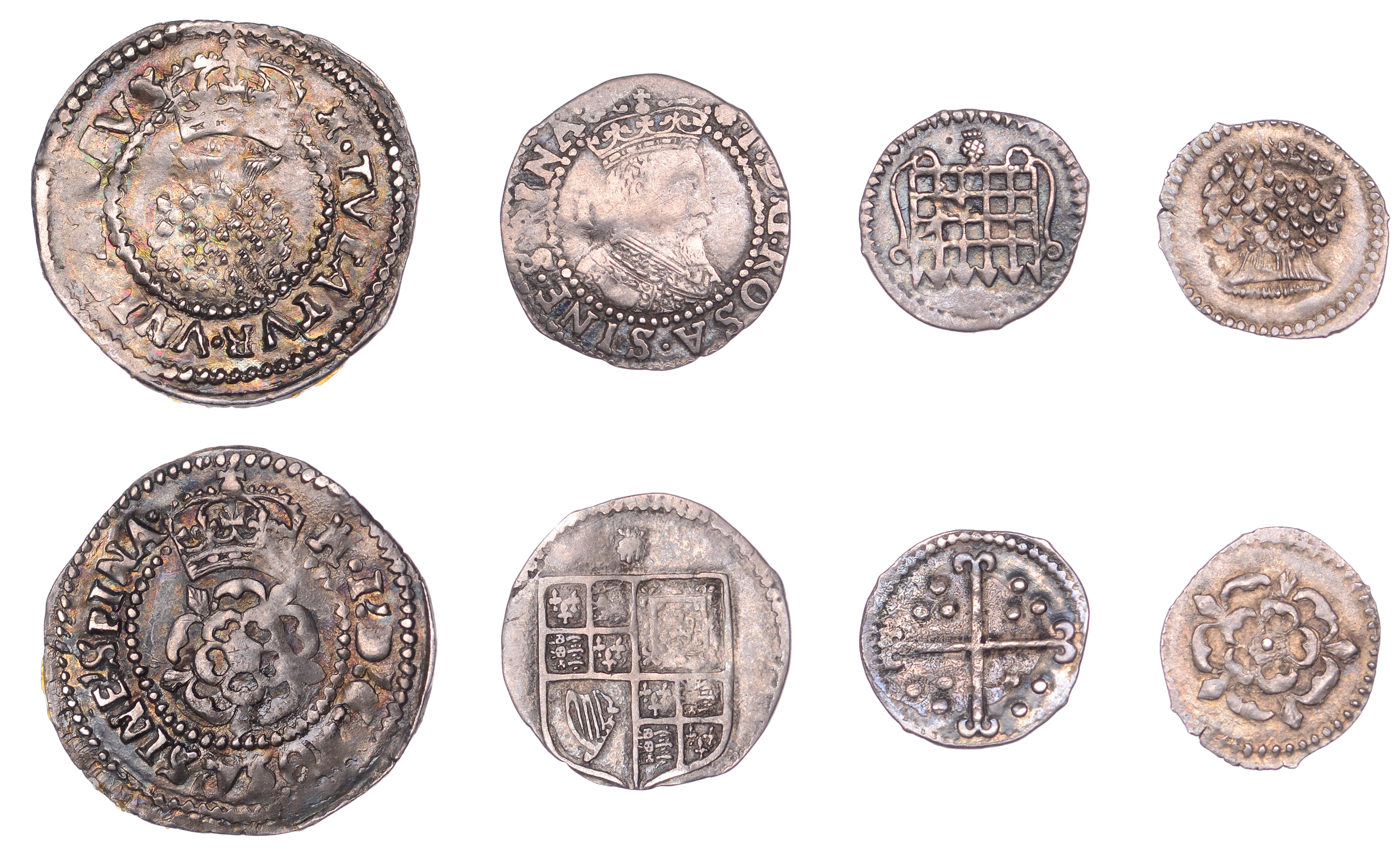 James I, First coinage, Penny, mm. thistle, second bust, 0.39g/2h;