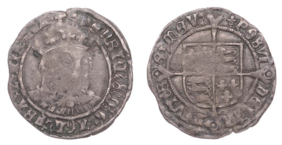Henry VIII (1509-1547), Third coinage, Groat, Tower, mm. lis, bust
