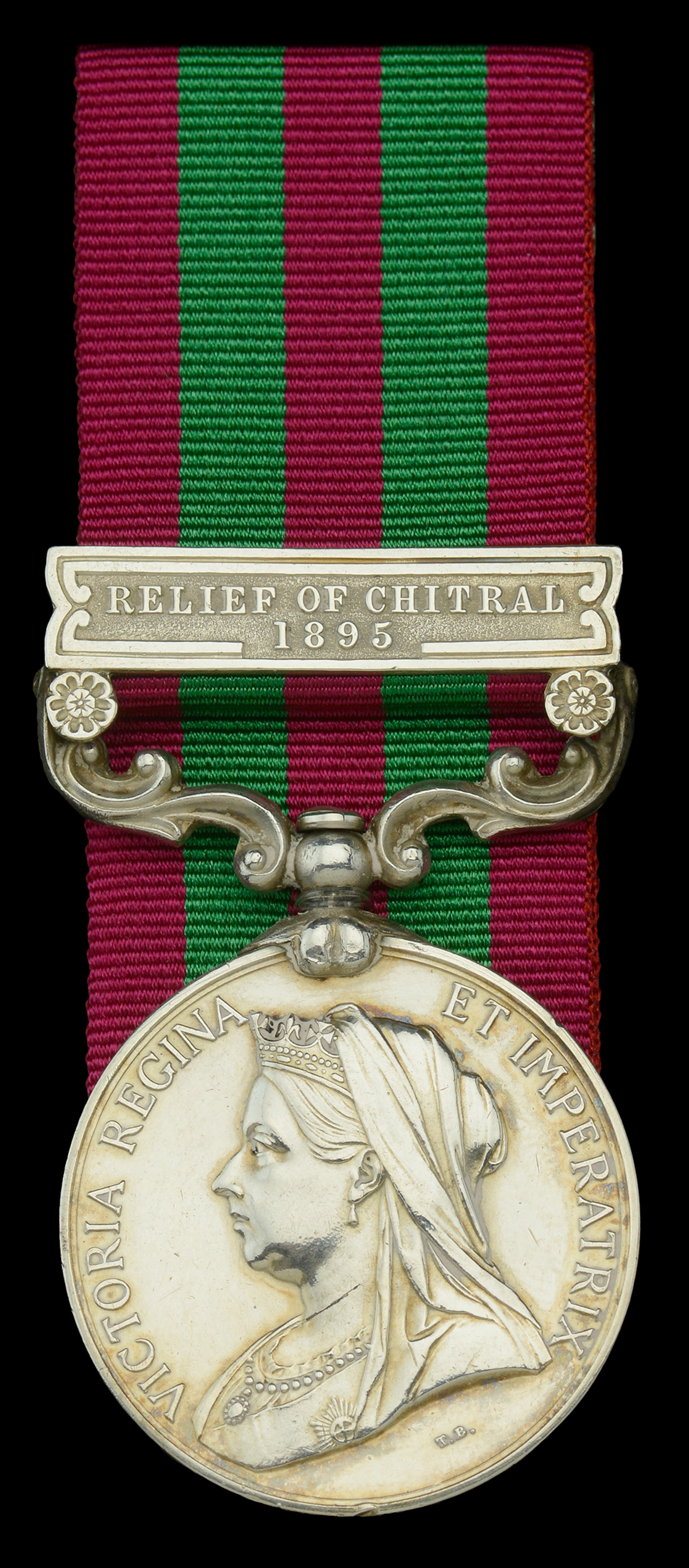 India General Service 1895-1902, 1 clasp, Relief of Chitral 1895 (3412