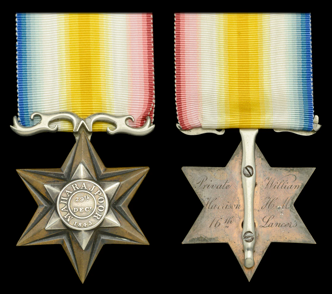 Maharajpoor Star 1843 (Private William Harrison H.M. 16th Lancers)