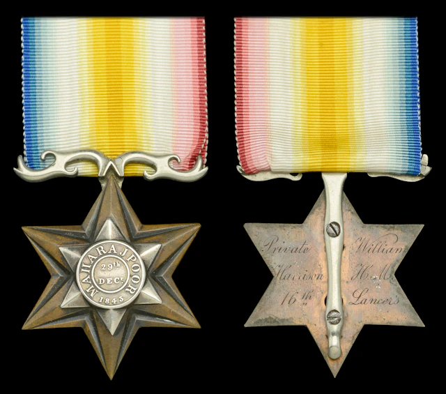 Maharajpoor Star 1843 (Private William Harrison H.M. 16th Lancers)