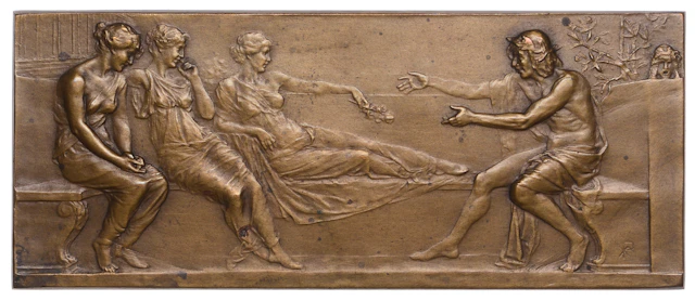 AUSTRIA, Äsop erzählt Fabeln [Æsop Telling Fables], 1902, a uniface