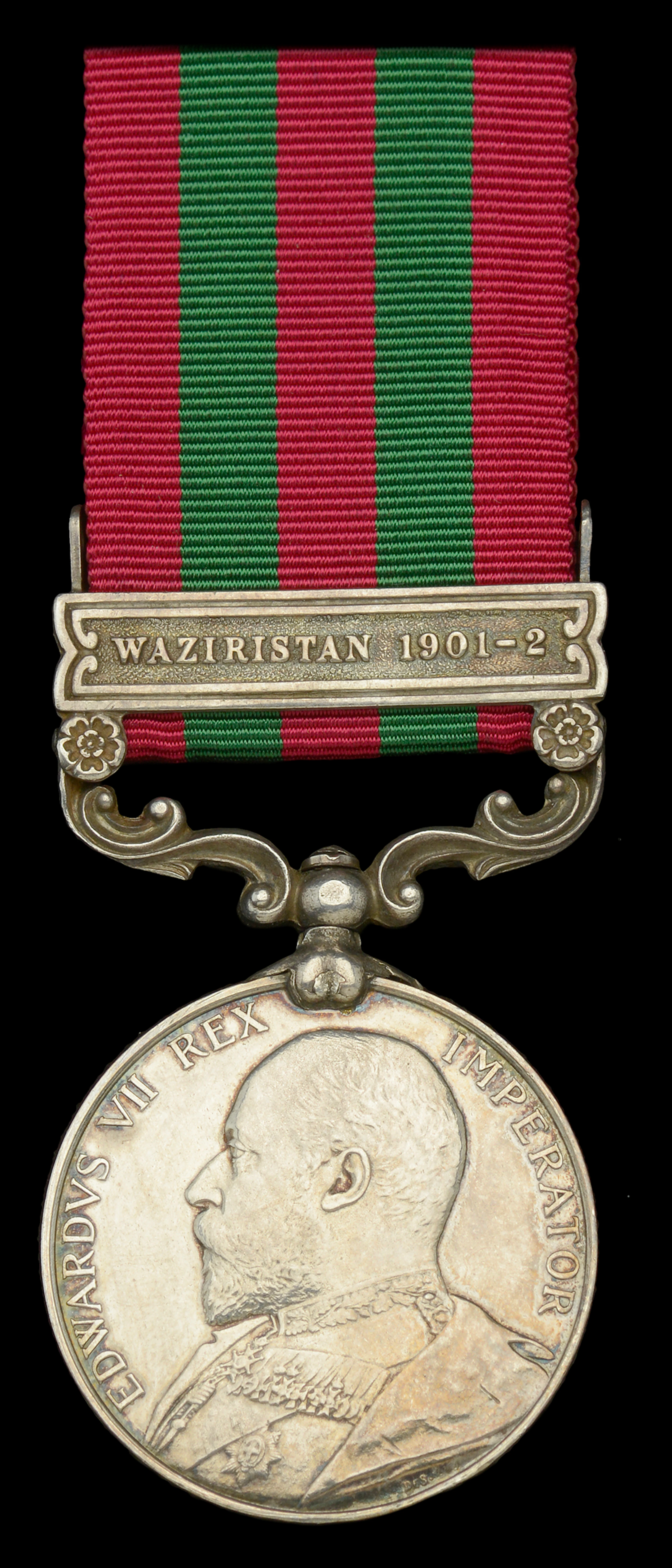 India General Service 1895-1902, 1 clasp, Waziristan 1901-2 (Lieut.