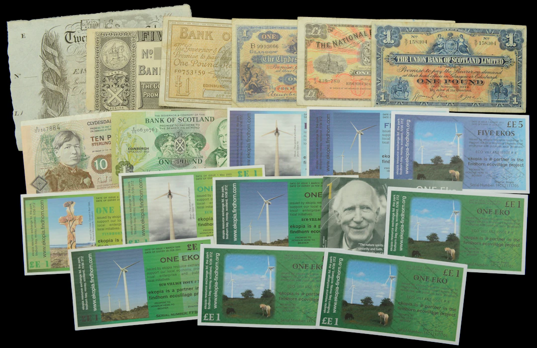 A Mixed Group of Scottish Notes, comprising East Lothian Banking Company