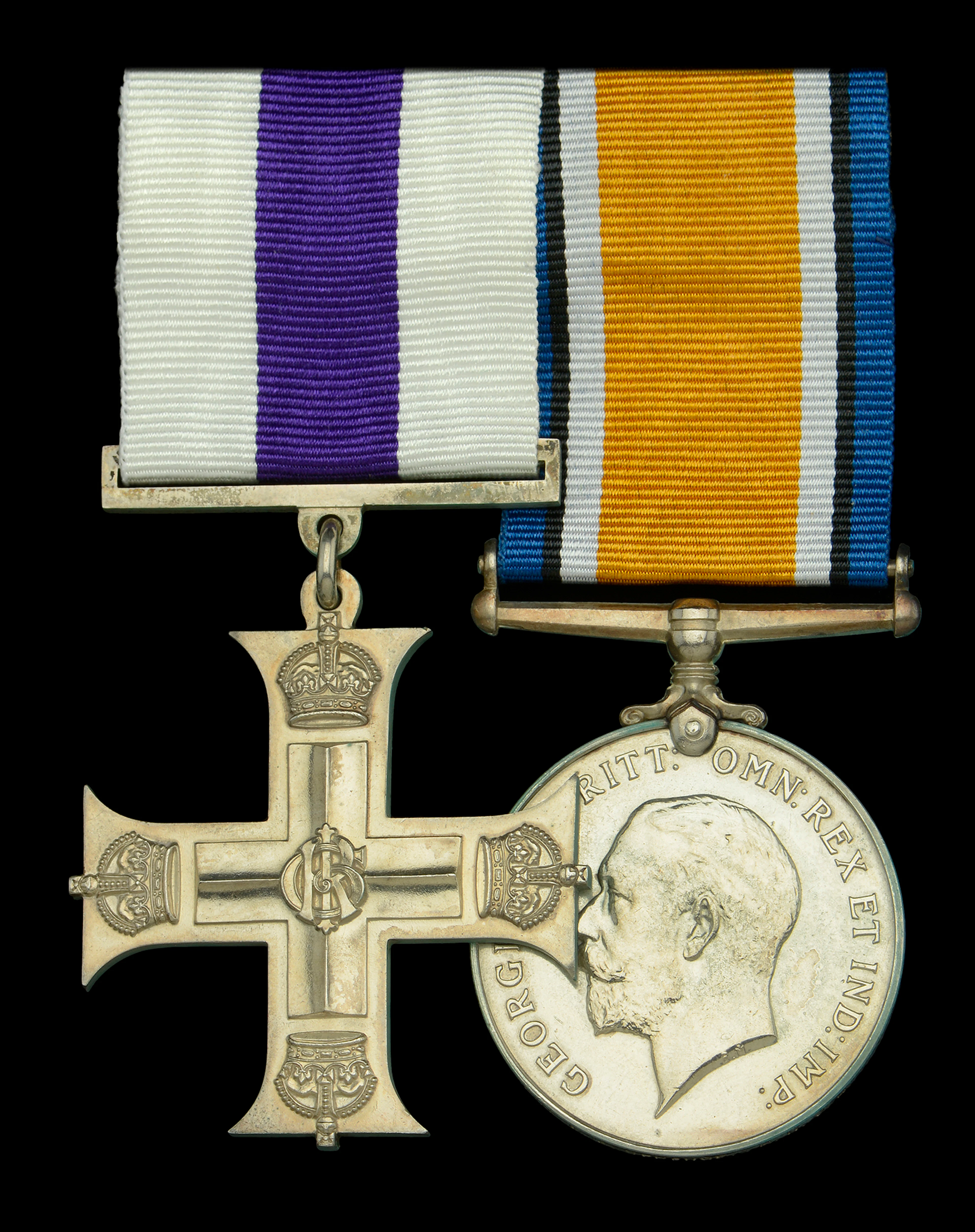 A Great War ‘Battle of Ancre’ M.C. pair awarded to Temporary Lieutenant-Commande