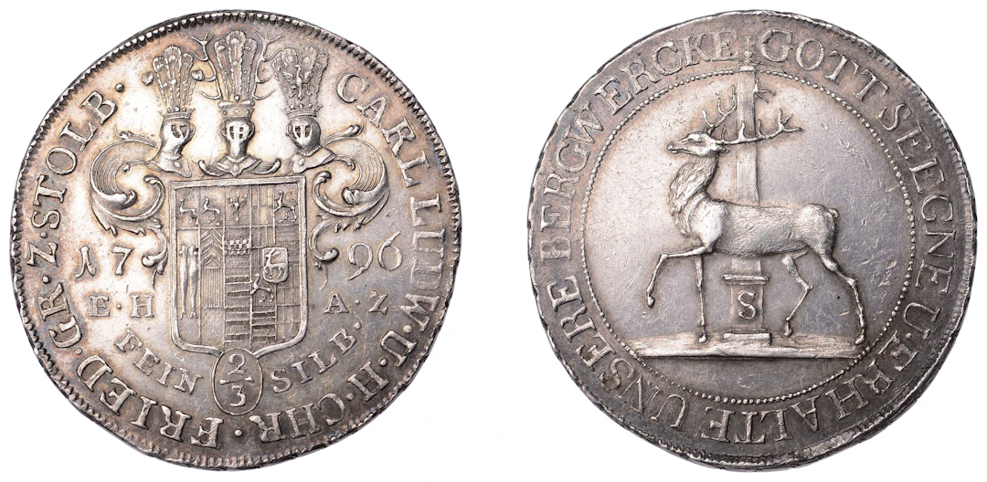 Germany, Stolberg, Carl Ludwig und Heinrich Christian Friedrich, Two-Thirds