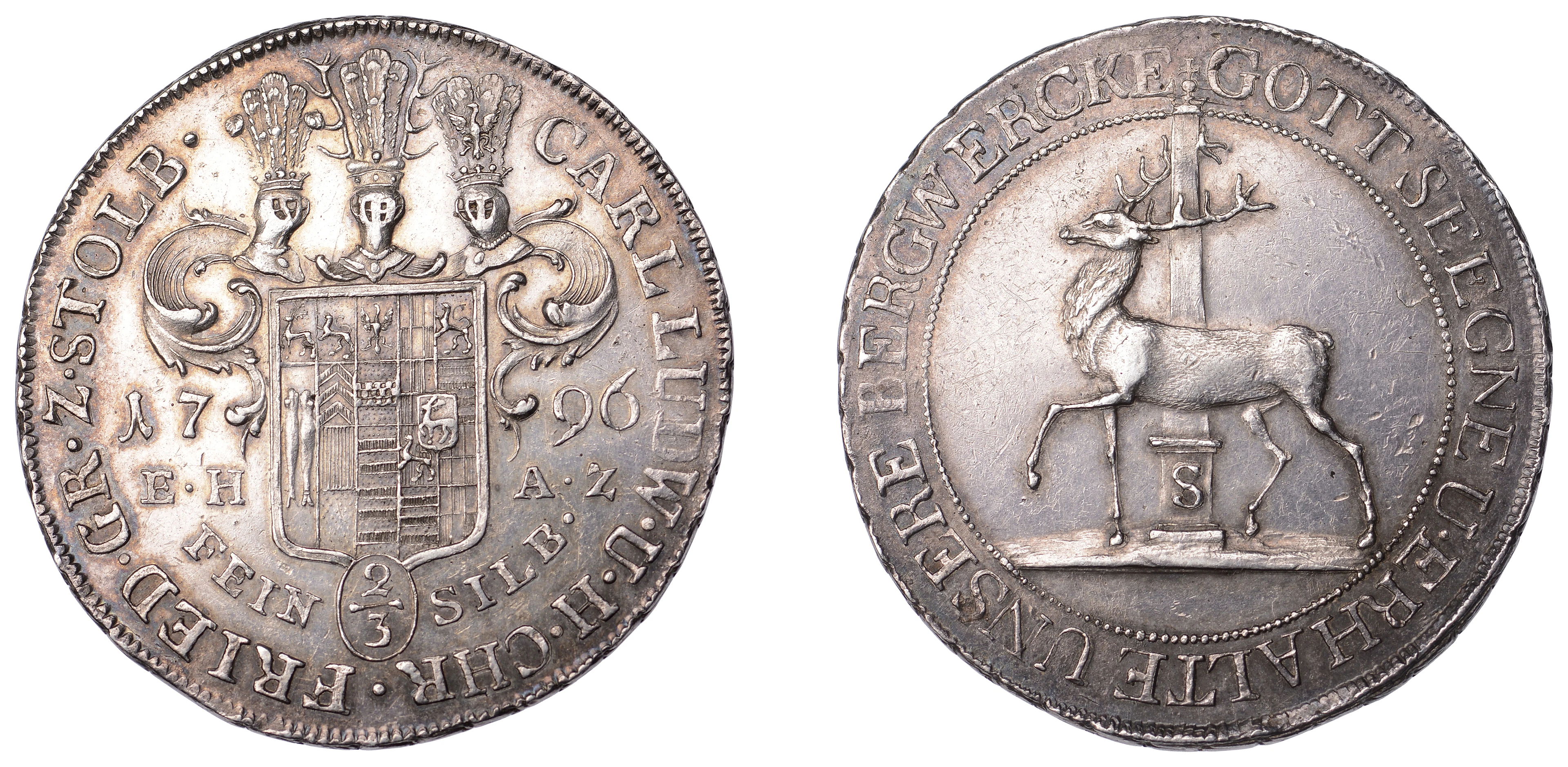Germany, Stolberg, Carl Ludwig und Heinrich Christian Friedrich, Two-Thirds