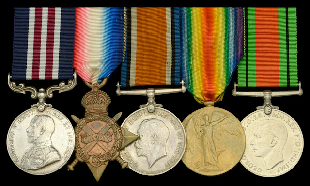 A Great War ‘Western Front’ M.M. group of five awarded to Corporal