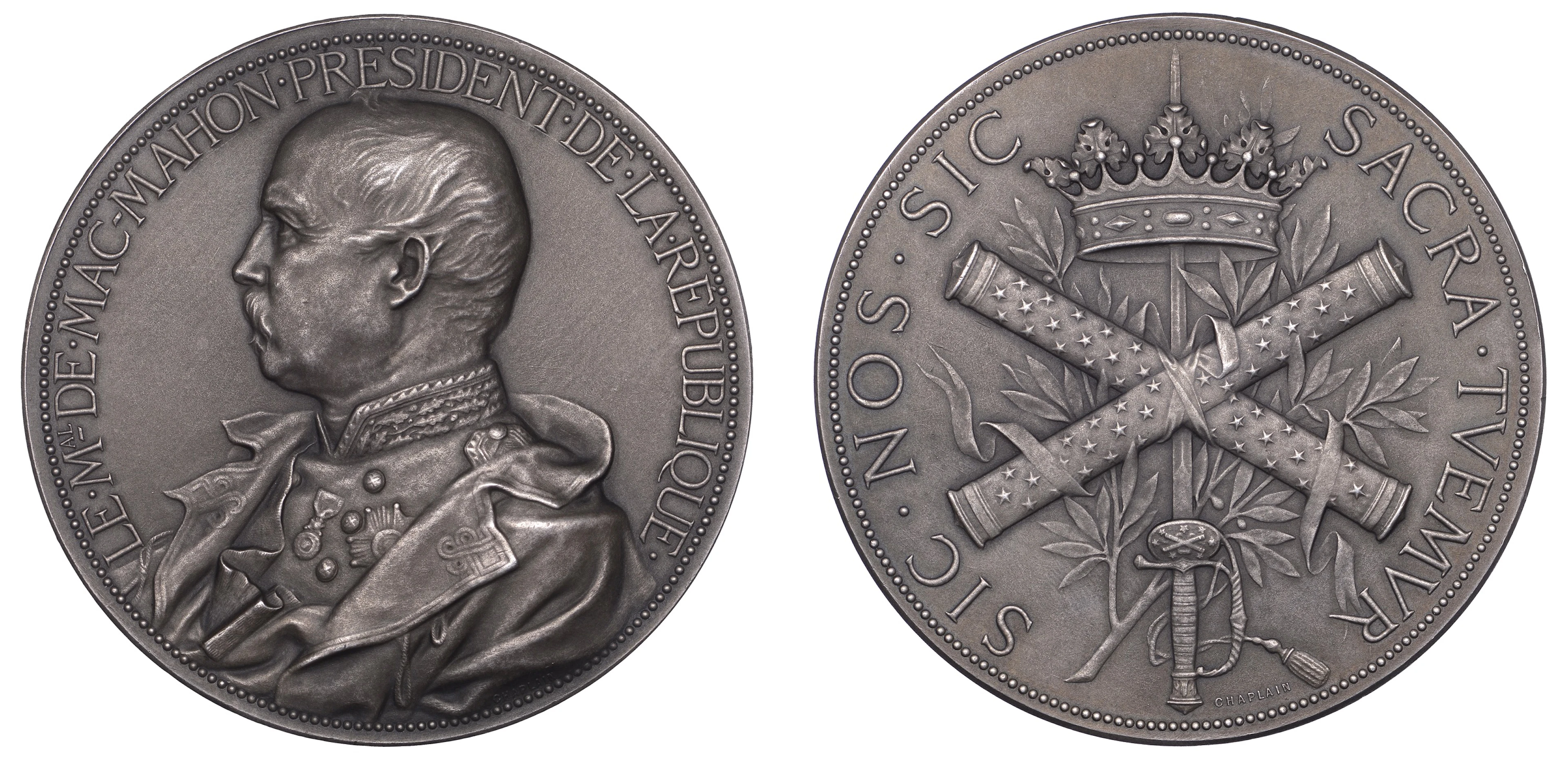 FRANCE, Maréchal de Mac-Mahon, Président de la République, 1873 [struck