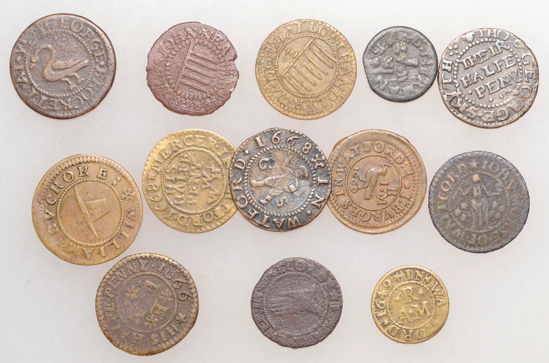 HERTFORDSHIRE, Watford, George Brockett, Halfpenny, 1668, 3.63g/6h