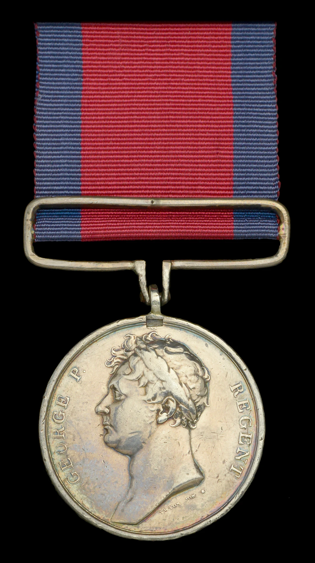 The Waterloo Medal awarded to Sergeant C. Winch, 52nd Regiment of