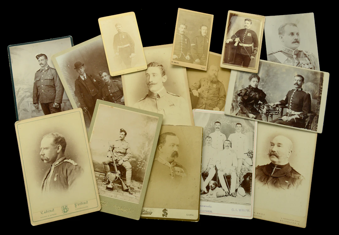 Carte de Visite studio portrait photographs. A good selection of mostly