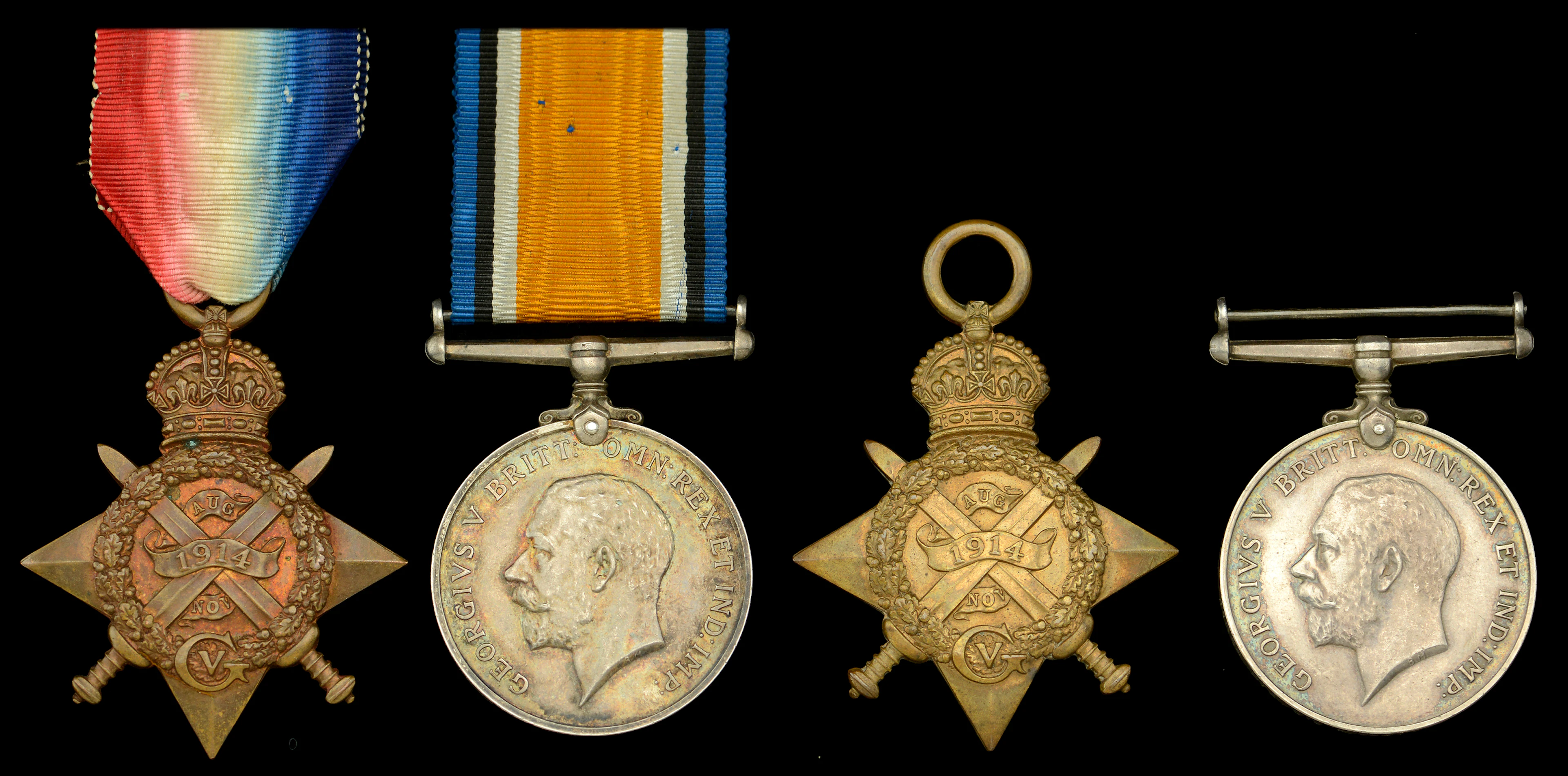 Pair: Corporal D. Bye, Royal Welsh Fusiliers, who was killed in action