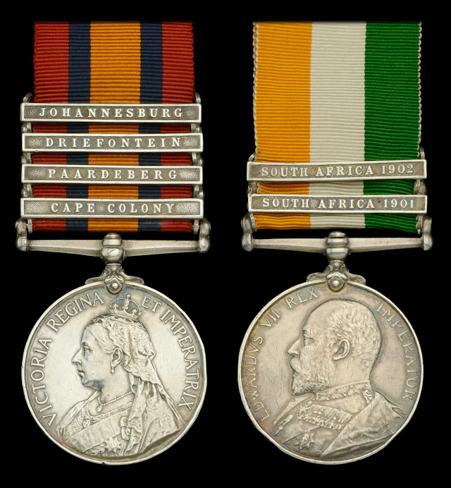 Pair: Private R. Thompson, Duke of Cornwall’s Light Infantry Queen’s