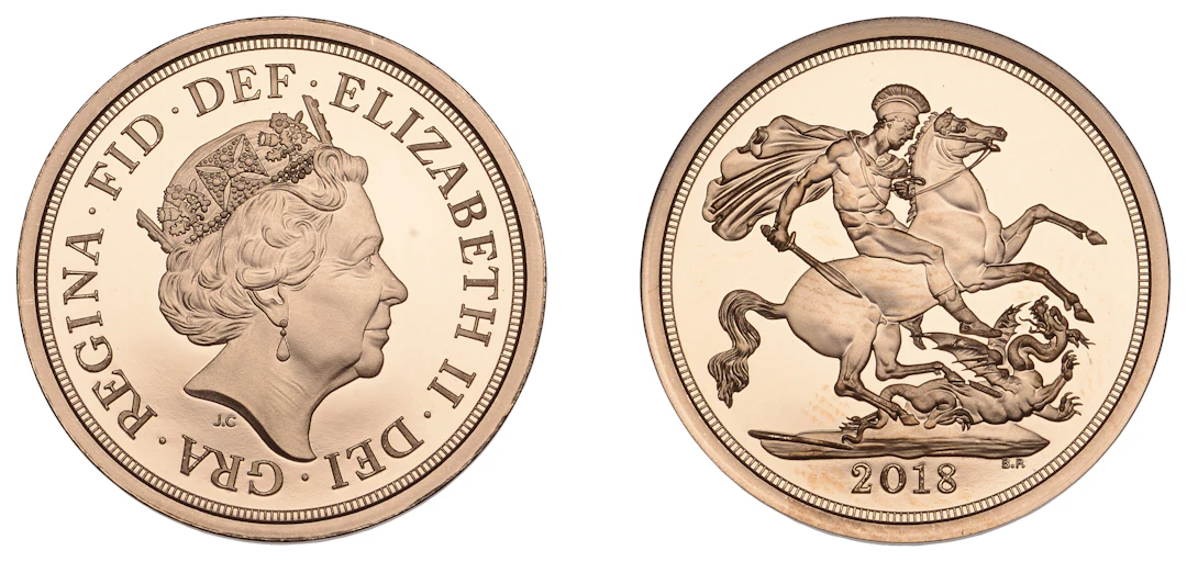 Elizabeth II (1952-2022), Decimal issues, Proof Sovereign, 2018, 5th