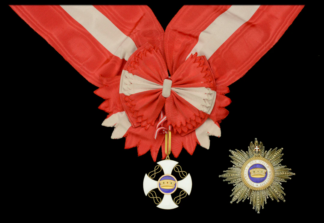 The Italy Order of the Crown of Italy Grand Cross set of insignia