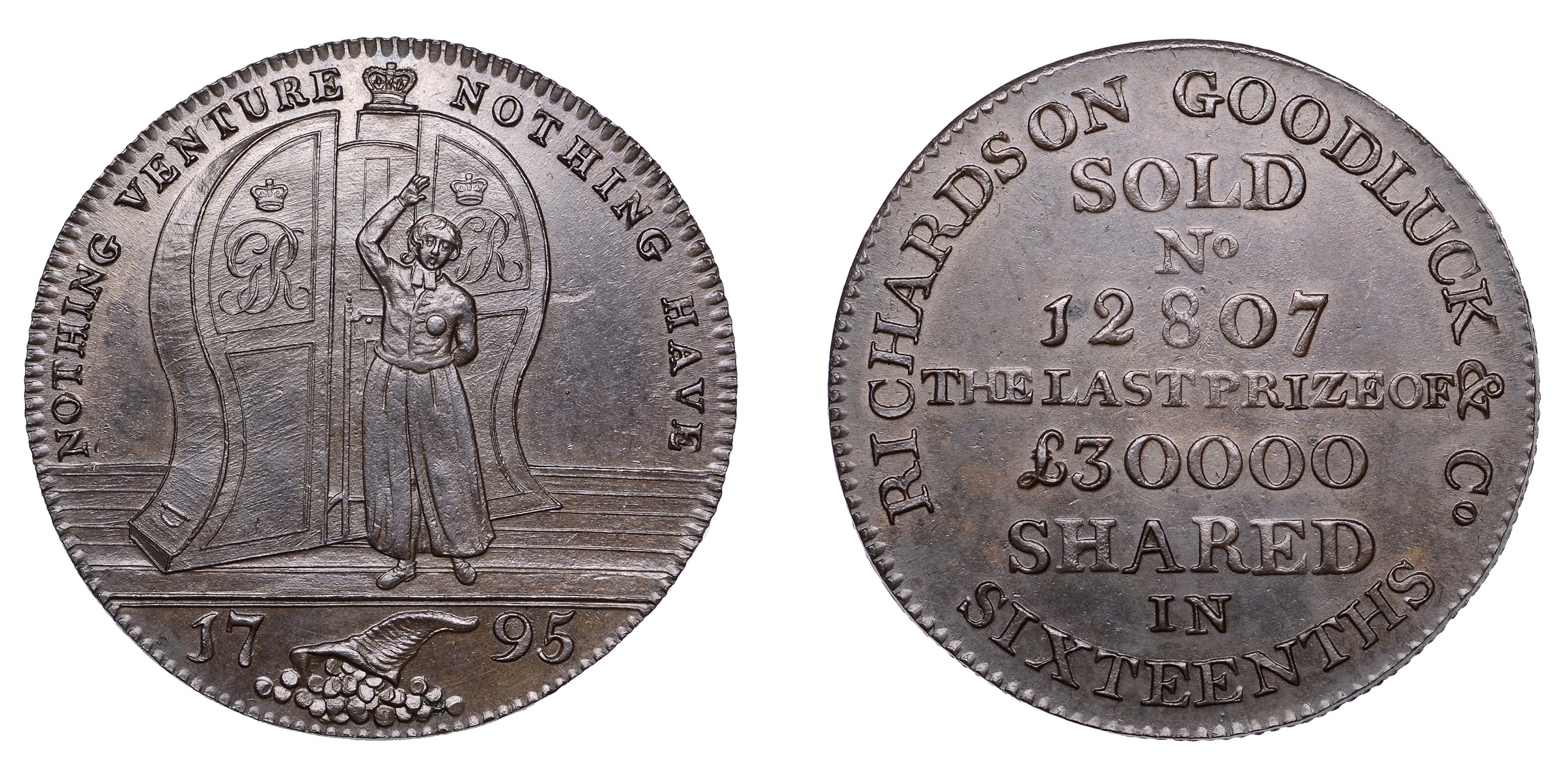 18th Century Tokens, LONDON, Cornhill, Richardson, Goodluck & Co