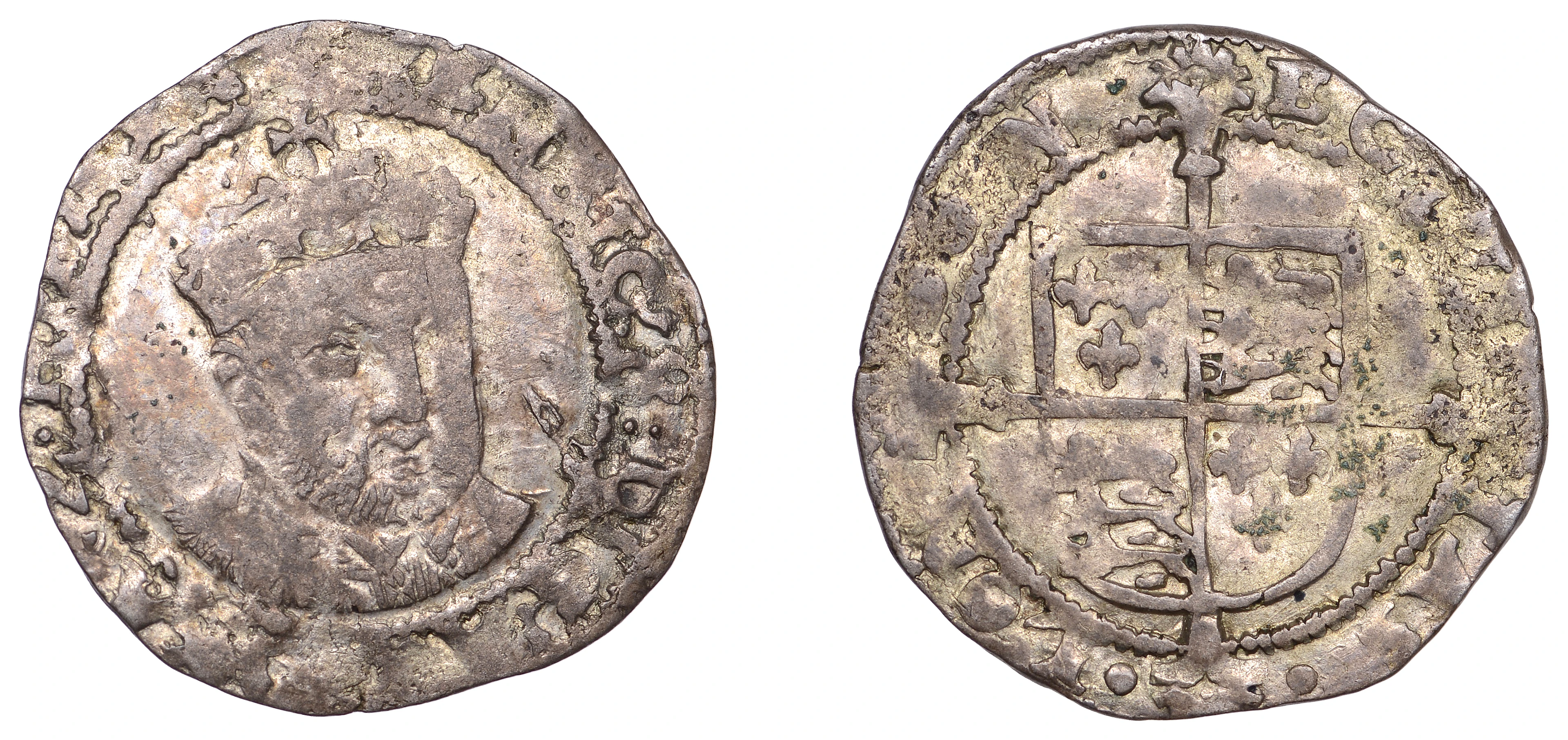 Henry VIII (1509-1547), Posthumous coinage, Groat, Southwark, mm.
