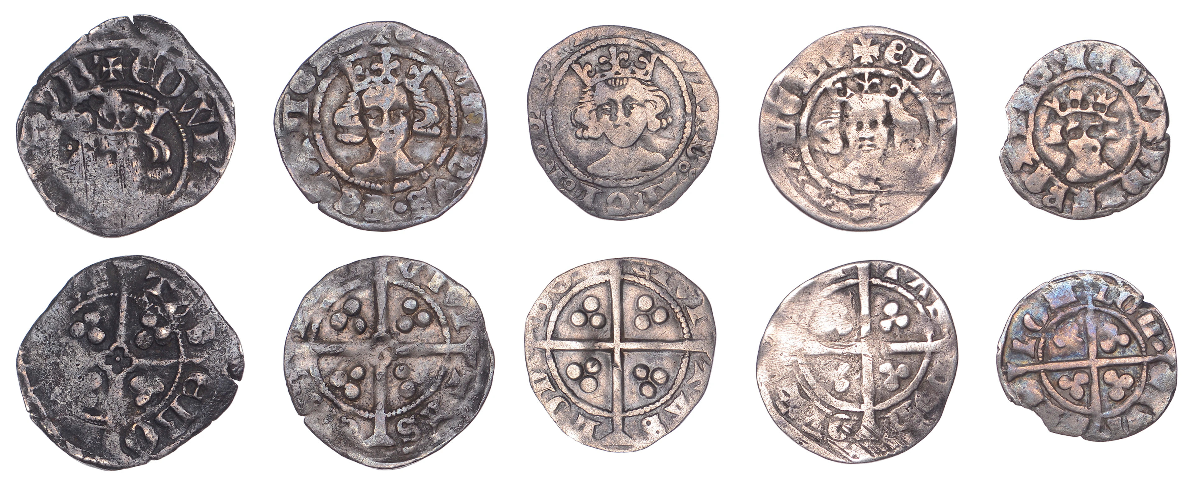 Edward III, Fourth coinage, Treaty period, Penny, York, Abp Thoresby