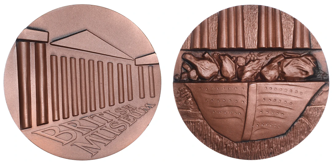 ENGLAND, British Museum, 1979, a bronze medal by R. Dutton for British