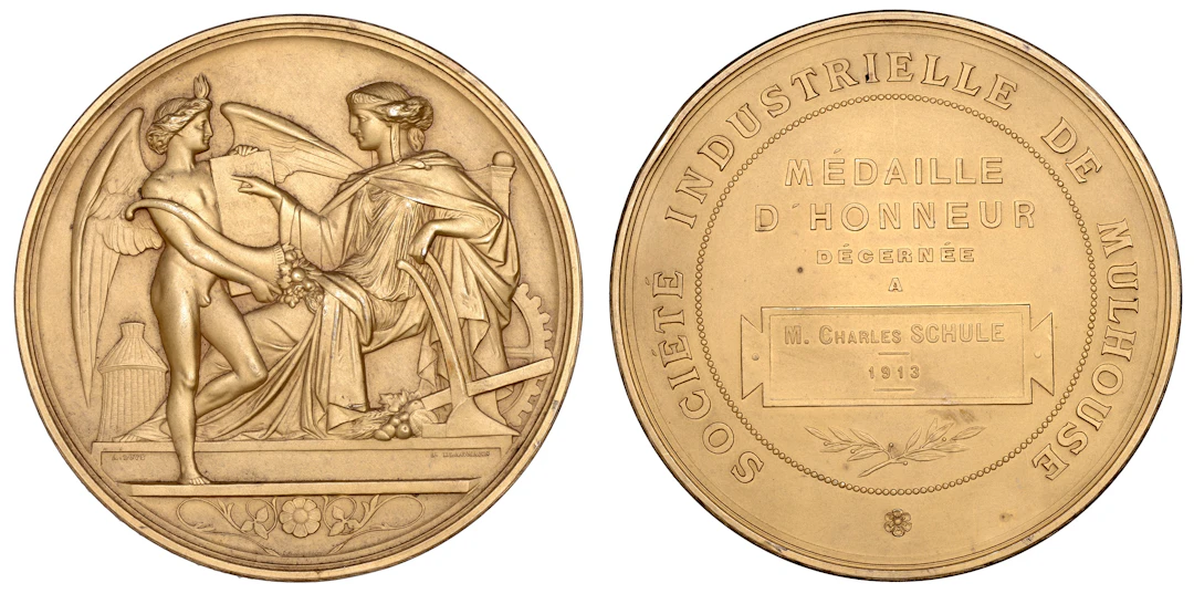 France, Société Industrielle de Mulhouse, Médaille d’Honneur, a large
